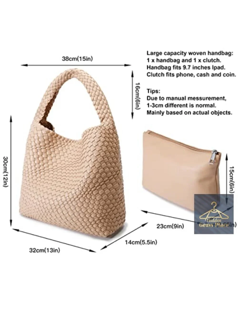 Vegan Leather Hobo Bag Top Handle Shoulder Tote Purse